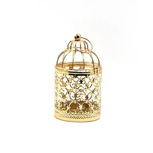 Luxury Metal Candle Stand with Unique Design for Dinner Room Wood Candleholders <b>Lanterns</b> Candle Jars - Product Image 1