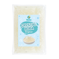 Billes de gelée d'agar cristalline originales pour bubble tea, OEM/ODM, 2kg, certifiées HALAL/HACCP/ISO 22000, prêtes à consommer, 12 mois