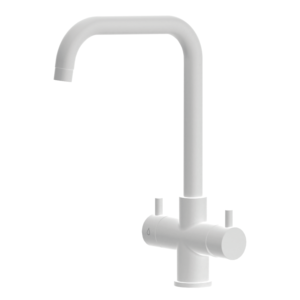 Robinet de cuisine Monza en acier inoxydable, modèle minimaliste 5 voies 330944-WH, fabriqué en Italie - Product Image 1