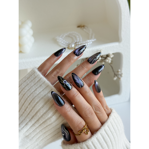 Uñas Postizas Cosmic Noir Eclipse - Product Image 2