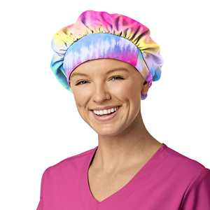 Bonnets de chirurgien bouffants pour femmes en gros, bonnets de chirurgien médicaux pour infirmières, bonnets de soins infirmiers pour cheveux longs avec logo imprimé, bonnet de chirurgien - Product Image 1