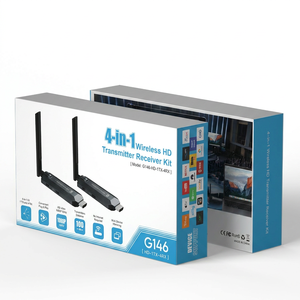 Transmisor y Receptor Inalámbrico HD de Doble Banda de 100 m, Extensor de Video HD 1080P <span class=keywords><strong>para</strong></span> Proyector, <span class=keywords><strong>Adaptador</strong></span> de Video <span class=keywords><strong>para</strong></span> <span class=keywords><strong>TV</strong></span>/Proyector - Product Image 6