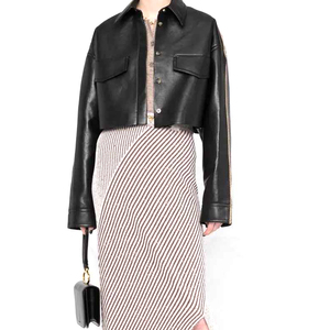 2025 saison d'hiver nouvelle conception personnalisée peau de mouton crue respirant veste imperméable en gros pas cher prix Street Wear - Product Image 2