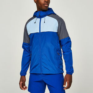 Coupe-vent tactique décontracté OEM pour hommes, veste à capuche respirante de haute qualité, ensembles de survêtements imperméables coupe-vent 100% nylon - Product Image 5