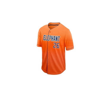 Livraison rapide, impression personnalisée, maillots de baseball unis, maillot de baseball bleu, sublimation, prix bas, maillot de baseball homme / enfant - Product Image 2