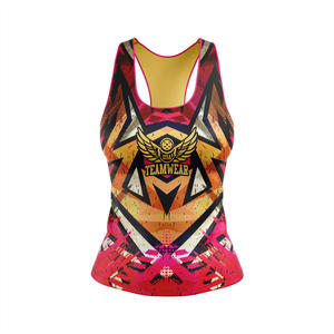 Camiseta sin Mangas para Mujer, Tallas Grandes, Cómoda, de Alta Calidad, MOQ Bajo, Ajuste Delgado, Ecológica, de Secado Rápido, en Algodón/Fibra de Bambú, para Fitness - Product Image 4