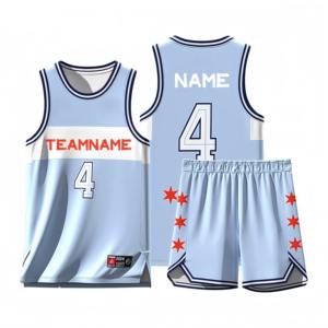Unisex Reversible Basketball Jersey Set Custom Breathable Quick Dry Uniforms Plus Size Option Adults <b>Top</b> Wear Sleeveless 100% - Product Image 1