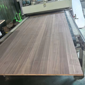 Surface lisse poncée de qualité AA de panneau de bois de noyer noir pour des projets de plancher de comptoirs de cuisine modernes grandes boiseries personnalisées - Product Image 2