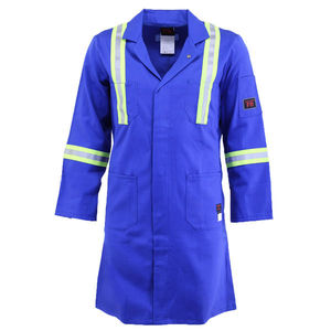 เสื้อโค้ทแลปผ้าฝ้ายสีฟ้า FR Hi-Vis - Product Image 1
