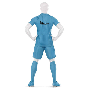 Conjunto de Camiseta de Fútbol Edición Jugador, Transpirable y de Secado Rápido, Ropa Deportiva de Fútbol con Pantalones Cortos, Camiseta de Fútbol Personalizada - Product Image 5
