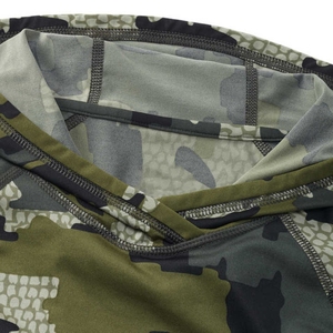 Sudadera con capucha ligera personalizada UPF 50 Poliéster Spandex Secado rápido 100% Algodón Camo Adulto Camuflaje básico - Product Image 3