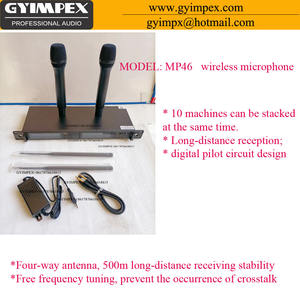 Cầm tay FM một kéo hai nhà 500 mét biểu diễn sân khấu hội nghị âm thanh máy tính hát Micro không dây năng động - Product Image 6