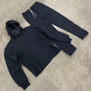 Vintage Acid Wash Survêtement Joggers Hommes Ensemble Coton Zippé Détruit Soleil Délavé À Capuche et Pantalon De Survêtement Écologique Imprimé - Product Image 3