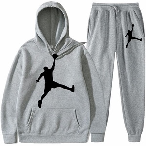 Survêtements de jogging d'hiver respirants et écologiques personnalisés OEM 2023 pour hommes en polyester/coton FALCON SPORTS – Bas de survêtement actifs en gros - Product Image 2