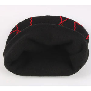 Nueva araña bordada gorros sombrero hombres invierno otoño cálido gorro de punto gorro de lana suave Skullies gorros gorras temporada de invierno - Product Image 5