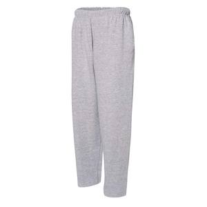 Pantalon de survêtement à jambe droite en polaire éponge pour hommes Pantalon de jogging à ourlet ouvert et fermeture éclair Nouveau - Product Image 2
