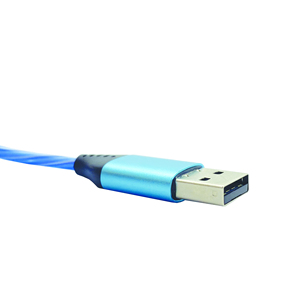 Cable de Carga LED Azul con Rotación de 360 Grados - Product Image 3