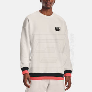 เสื้อสเวตเตอร์ลำลองสำหรับผู้ชายทรงหลวมมี6XL พิมพ์ลายสไตล์ลำลองทำจากปากีสถาน - Product Image 4