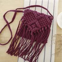 Bolso Tote Bohemio de Gran Capacidad para Mujer, Tejido a Crochet, Ecológico, con Borlas de Hilo de Poliéster, Alta Calidad, Venta al Por Mayor
