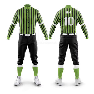 Nueva llegada Ropa deportiva 100% Tela de poliéster Sublimación Uniforme de béisbol Mejor precio Venta caliente Sublimación Uniforme de béisbol - Product Image 5