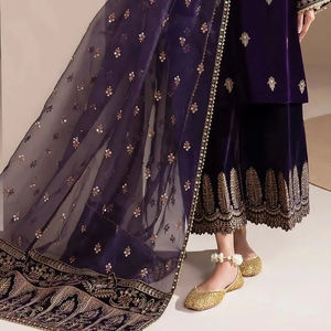 Traje de boutique pakistaní e indio/bordado hecho a mano 3 piezas fiesta usa vestido última colección para fiesta y boda desgaste - Product Image 4