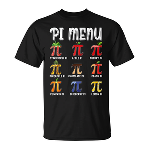 Camiseta para profesores de matemáticas Pi Menu, regalo del Día de Pi para profesores y estudiantes - Product Image 2