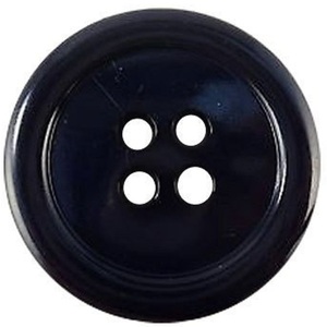 Botones de costura de cuerno de búfalo con reverso plano de 4 agujeros marrones personalizados, decoración de cuentas, bolsas de ropa, logotipo lavable pulido a la moda - Product Image 4