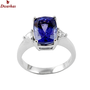 Excellent quality <b>fashion</b> <b>jewellery</b> 925 sterling silver tanzanite CZ multi gemstone rings for women wedding parties gift - Product Image 1