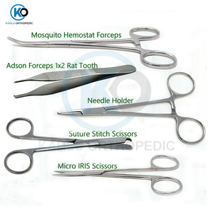 Kits tácticos de espacio de almacenamiento pequeño de tamaño de bolsillo, instrumentos quirúrgicos de sutura para primeros auxilios, Kit quirúrgico de campo - Product Image 2