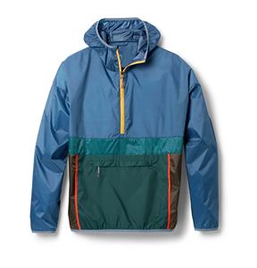 Veste coupe-vent imperméable pour homme, logo personnalisé, mode printemps, légère, veste de randonnée à capuche en patchwork pour homme - Product Image 1