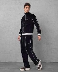 Survêtement en coton épais pour homme imprimé graphique surdimensionné Vintage Plus Size Streetwear Velvet de Heavyweight Blank Collection - Product Image 6