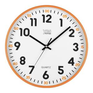 Horloge murale YES TIME Orange 00720YO de 30 cm - Product Image 1