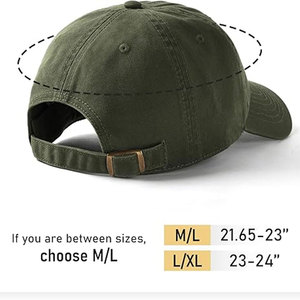 Gorra de Béisbol Unisex Verde Oliva de 6 Paneles, Ajustable, de Algodón, Color Sólido, para Adultos - Product Image 2