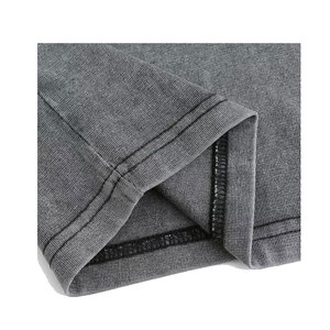 OEM personalizado de colores sólidos de cera de impresión Ácido lavado Vintage camiseta del fabricante profesional de suministro Puff camisetas para hombres - Product Image 2
