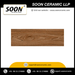 กระเบื้องเซรามิกดีไซน์พิเศษ Soon Ceramic หนา 6-9 มม. ขนาด 200x600 มม. ผิวมันเงา สำหรับบุผนังภายนอก สไตล์ดั้งเดิม - Product Image 2