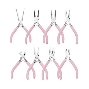 Alicates de Punta Plana de Acero Inoxidable con Pinzas Dentadas, Kit de Herramientas Duraderas para Fabricación de Joyas y Trabajo con Alambre - Product Image 5