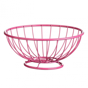 Panier de rangement en fer soudé pour aliments de cuisine Panier de rangement en acier inoxydable de style personnalisé - Product Image 4