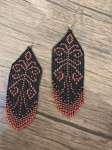 Pendientes de aro grandes con cuentas de joyería de moda para mujer, pendientes de cuentas de semillas Boho Miyuki, calidad premium - Product Image 2