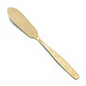 Cuchillo de mantequilla de latón y accesorios de cocina, esparcidor de mantequilla, cuchara para pastel, mango bonito, queso, gran oferta - Product Image 1