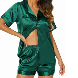 ชุดนอน2ชิ้นสำหรับผู้หญิงชุดกางเกงขาสั้นระบายอากาศได้ดีเหมาะกับทุกฤดูกาล - Product Image 2