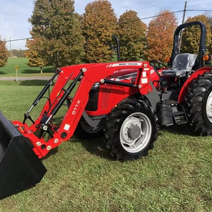 Tracteur à roues diesel 4x4 Massey Ferguson 2605H, nouveau modèle 2024, 55 CV, avec cabine ROPS, 2 heures d'utilisation, moteur, transmission par engrenages, pompe, garantie 3 ans - Product Image 1