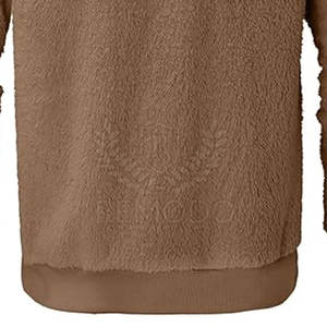 Cómoda sudadera de lana Sherpa Sudadera de lana Sherpa sostenible para la mejor sudadera de venta En Stock - Product Image 3