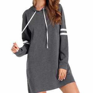 Marque personnalisée Street Wear Épaule tombante Couleur Bloc Contraste Hoodies 80% Coton 20% Polyester Hoodies Femmes - Product Image 5
