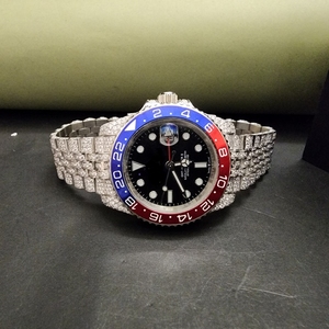 Relojes de Diamantes de Moissanita de Acero Inoxidable DOPE JEWELLS Premium, Movimiento Japonés ETA, Diámetro de Caja de 41 mm, Diseño de Lujo y Moda - Product Image 1