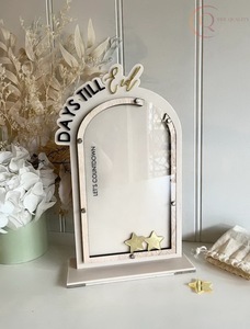 Calendrier de table de luxe pour le Ramadan, pour la décoration de la maison et du bureau |   Accessoire de bureau islamique élégant - Product Image 4