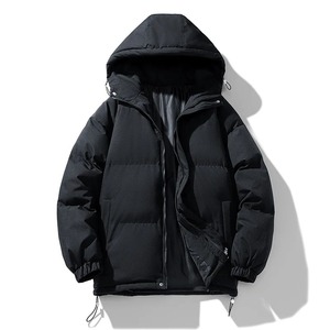 Men's Fashion <b>Winter</b> Duck Jacket Shiny <b>Thick</b> Warm Hip Hop Streetwear Stand Collar Canvas <b>Coats</b> for Outdoor Use Fashionable - Product Image 2