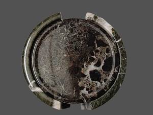 Ensemble de 6 sous-verres élégants en marbre noir, sous-verres en pierre naturelle pour le thé et le café, décoration d'intérieur - Product Image 3