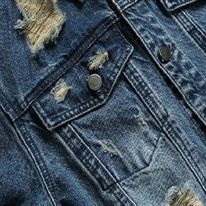 Chaqueta Vaquera de Invierno para Hombre 2025, de Alta Calidad, con Diseño de Parches, Detalles de Botones, Tejido de Algodón/Poliéster Resistente al Viento y Diseño Desgastado - Product Image 6