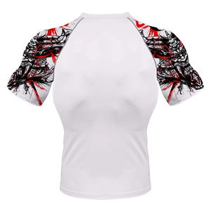 Custom Long Sleeve <b>Printed</b> Logo Bjj Rash Guard Shirt Sublimated Jiu Jitsu Rashguards Design Your Own Custom RashGuard For Men - Product Image 2