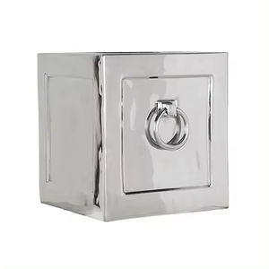 แจกันดอกไม้ประดับบ้านทำด้วยมือทำจากอะลูมิเนียมสไตล์วินเทจ - Product Image 6